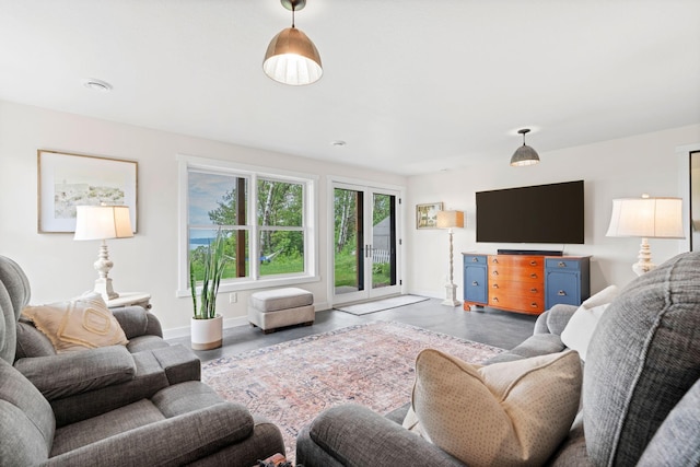 26887 709th St, Lake City, MN 55041 - living room featuring baseboards