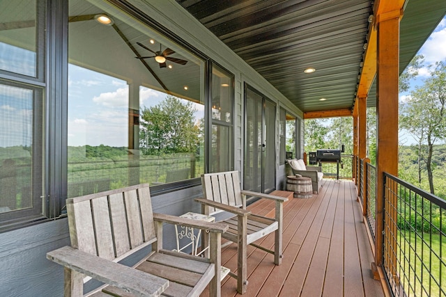 26887 709th St, Lake City, MN 55041 - view of wooden deck