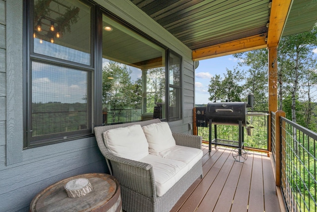 26887 709th St, Lake City, MN 55041 - deck featuring area for grilling