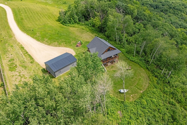 26887 709th St, Lake City, MN 55041 - view of rural area with a heavily wooded area