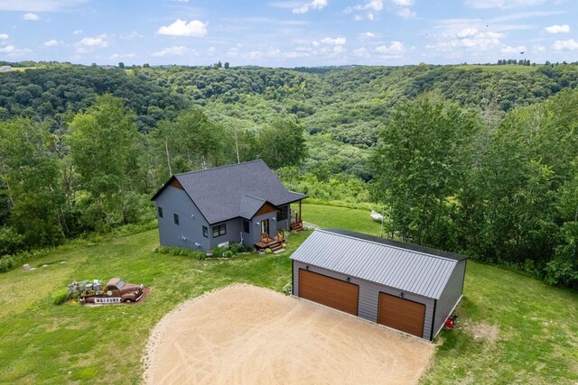 26887 709th St, Lake City, MN 55041 - view from above of property featuring a forest