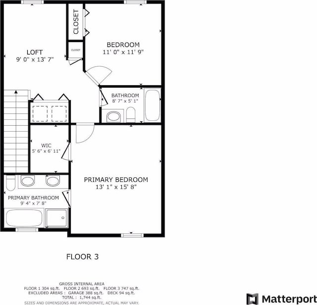 11350 Stratton Ave, Eden Prairie, MN 55344 - view of floor plan / room layout