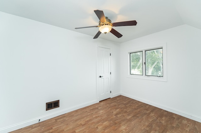 525 Warren Ave, Spring Valley, MN 55975 - spare room with wood finished floors and a ceiling fan