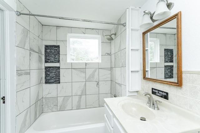 525 Warren Ave, Spring Valley, MN 55975 - bathroom with shower / bath combination and vanity