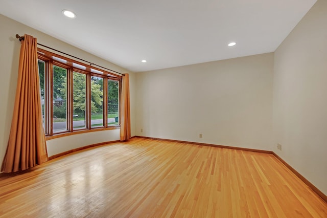 14136 Germane Ave, Apple Valley, MN 55124 - spare room featuring light wood-type flooring and recessed lighting
