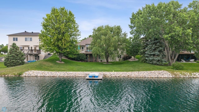 3020 26th Ave S, Fargo, ND 58103 - water view with a floating dock