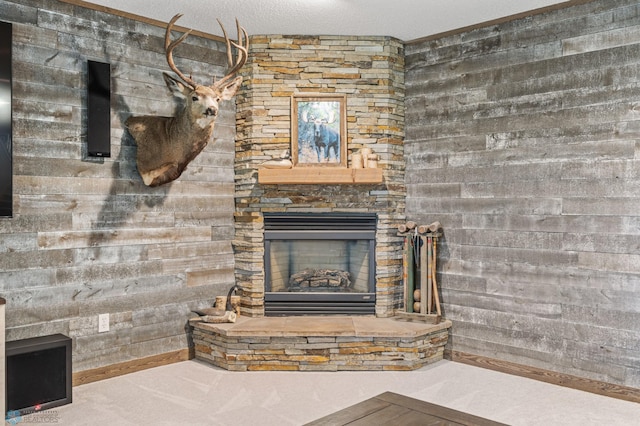 3020 26th Ave S, Fargo, ND 58103 - detailed view of a fireplace and baseboards