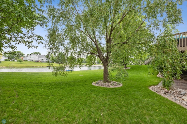 3020 26th Ave S, Fargo, ND 58103 - view of grassy yard with a water view