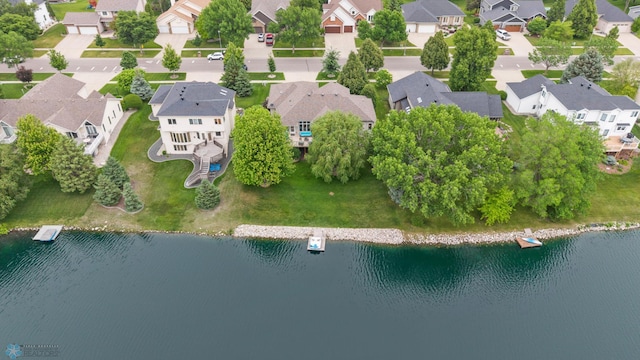 3020 26th Ave S, Fargo, ND 58103 - aerial perspective of suburban area with a nearby body of water
