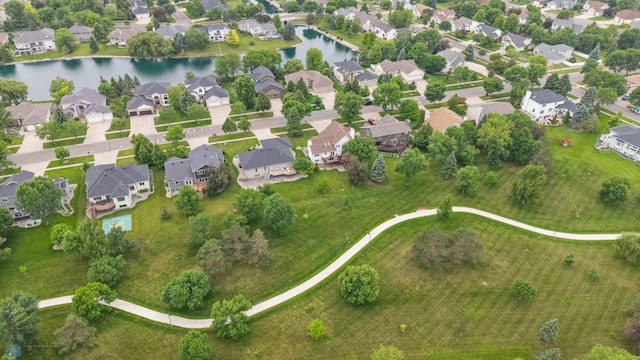 3020 26th Ave S, Fargo, ND 58103 - aerial overview of property's location featuring a large body of water and nearby suburban area