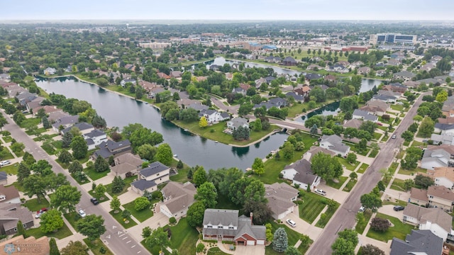 3020 26th Ave S, Fargo, ND 58103 - aerial view of property and surrounding area with a nearby body of water and nearby suburban area