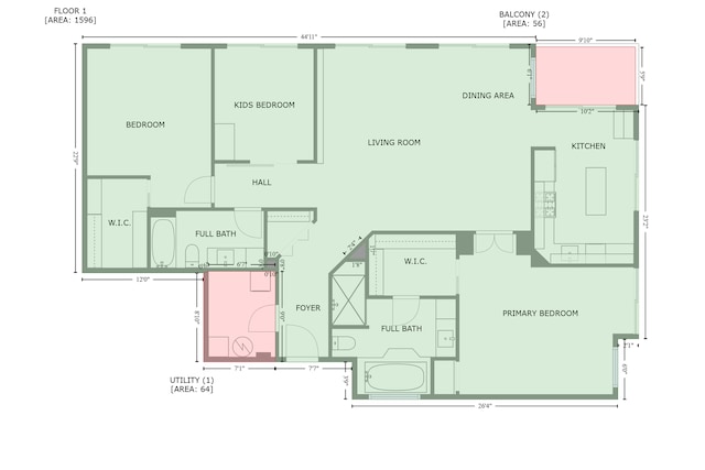 3000 Raleigh Ave Unit 307, Saint Louis Park, MN 55416 - view of home floor plan