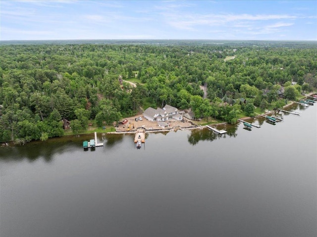11251 Steamboat Bay Dr, East Gull Lake, MN 56401 - aerial view of a heavily wooded area and a large body of water