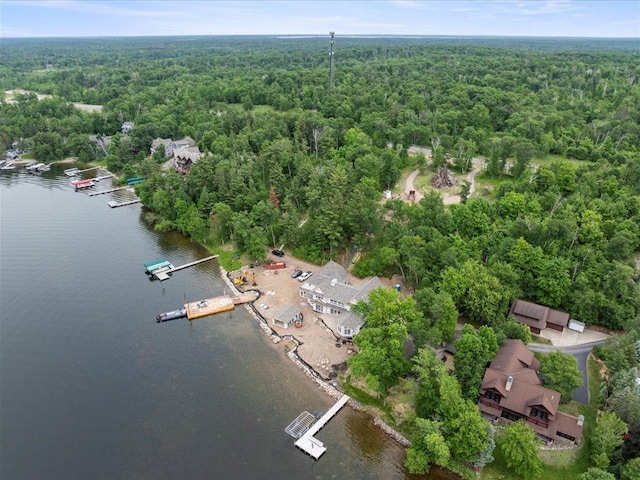 11251 Steamboat Bay Dr, East Gull Lake, MN 56401 - aerial view of property's location featuring a forest