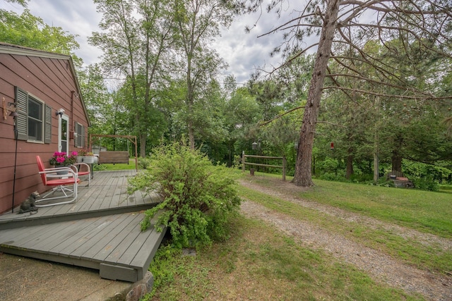 2170 County 5 NW, Hackensack, MN 56452 - view of wooden deck