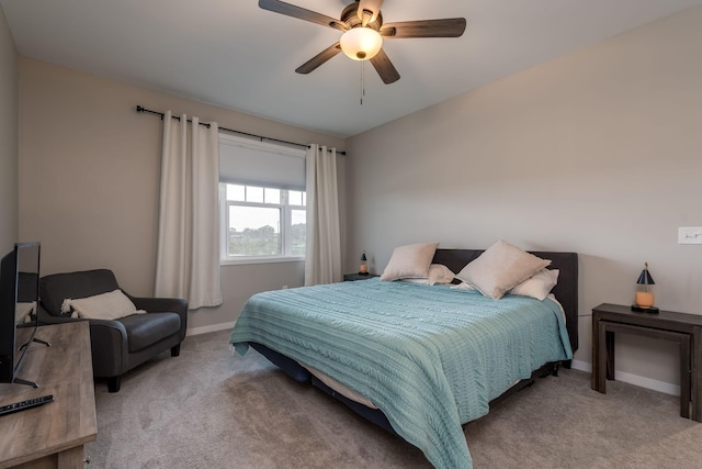 422 Ford St E, Northfield, MN 55057 - bedroom featuring light carpet and a ceiling fan