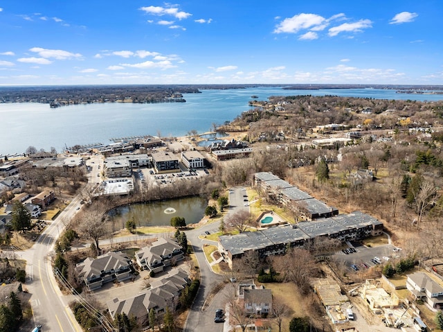 205 Barry Ave S Unit 208, Wayzata, MN 55391 - aerial overview of property's location with a nearby body of water