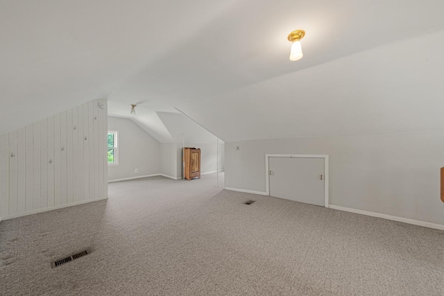 825 5th Ave SW, Faribault, MN 55021 - additional living space featuring carpet flooring and vaulted ceiling