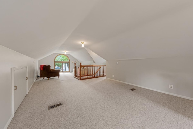 825 5th Ave SW, Faribault, MN 55021 - additional living space featuring lofted ceiling and carpet flooring