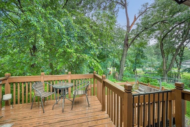 26343 10th St W, Zimmerman, MN 55398 - view of wooden deck