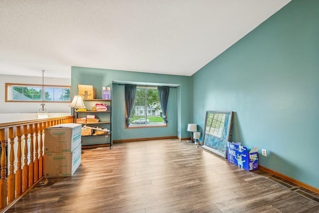 26343 10th St W, Zimmerman, MN 55398 - sitting room with wood finished floors and lofted ceiling