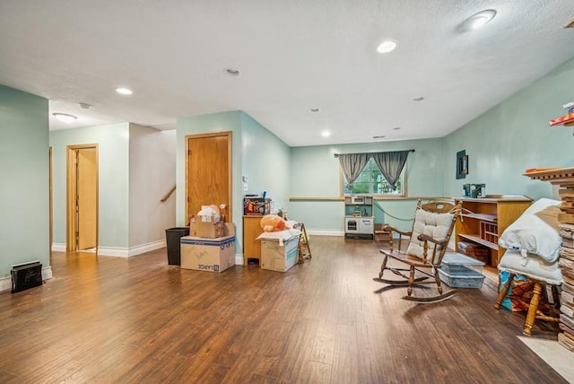 26343 10th St W, Zimmerman, MN 55398 - living area featuring wood finished floors and recessed lighting