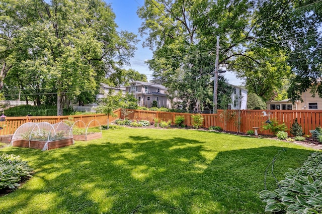 4810 42nd St, Saint Louis Park, MN 55416 - fenced backyard featuring a garden