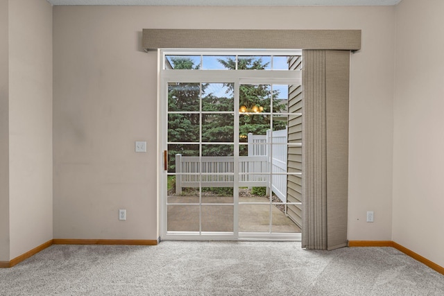 20354 Kensfield Trl Unit 1403, Lakeville, MN 55044 - doorway to outside featuring carpet floors and baseboards
