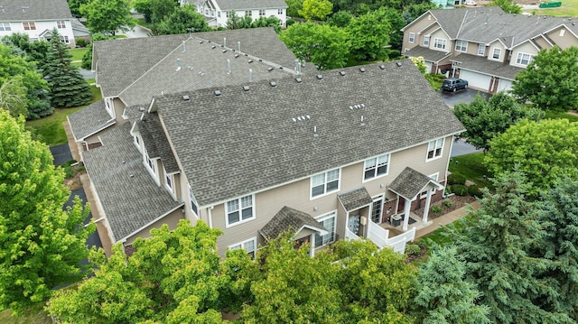20354 Kensfield Trl Unit 1403, Lakeville, MN 55044 - aerial perspective of suburban area with a tree filled landscape