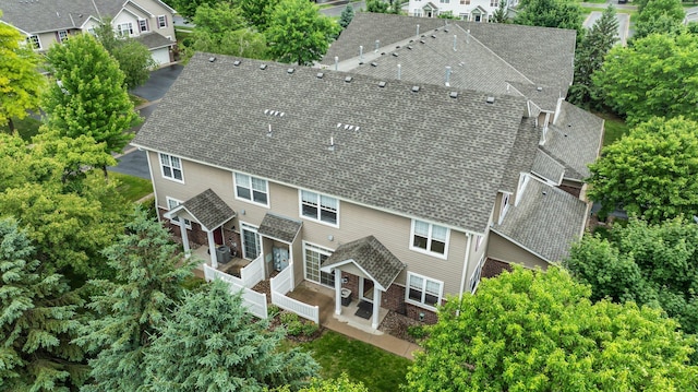 20354 Kensfield Trl Unit 1403, Lakeville, MN 55044 - aerial view of property and surrounding area featuring a tree filled landscape