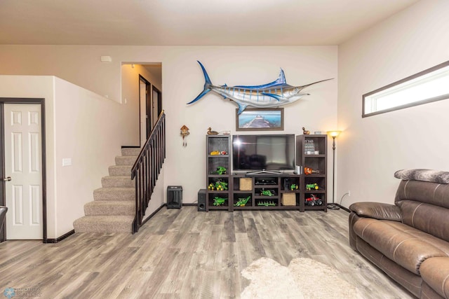 618 23rd Ave W, West Fargo, ND 58078 - living room with wood finished floors and stairway