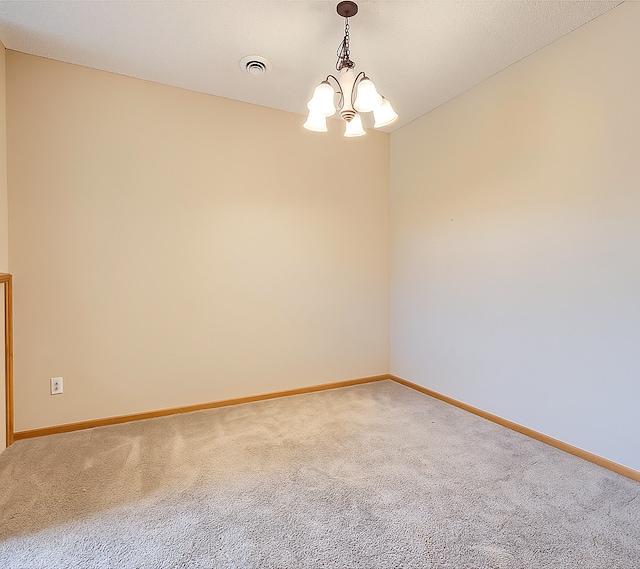 11182 204th St W Unit 908, Lakeville, MN 55044 - unfurnished room with carpet flooring and a chandelier