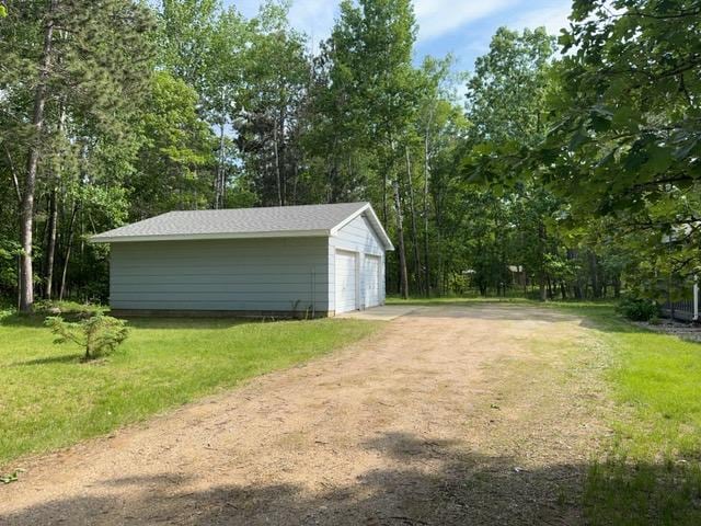 19531 Explorer Trl, Todd Twp, MN 56470 - view of detached garage