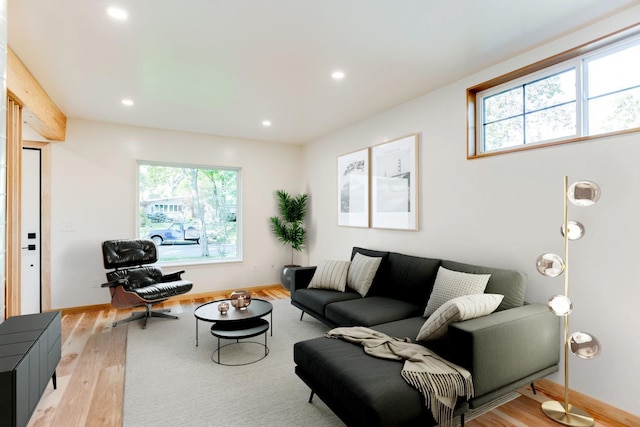 3909 Xerxes Ave S, Minneapolis, MN 55410 - living room with recessed lighting and light wood-style flooring