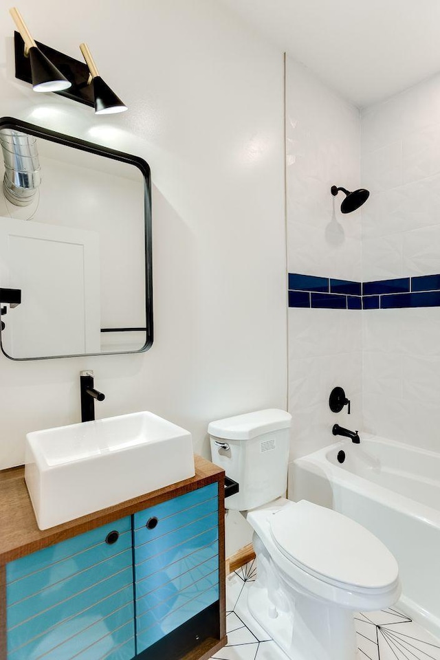 3909 Xerxes Ave S, Minneapolis, MN 55410 - full bathroom featuring shower / bathtub combination and tile patterned floors