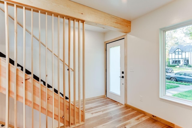 3909 Xerxes Ave S, Minneapolis, MN 55410 - foyer entrance featuring wood finished floors and stairs