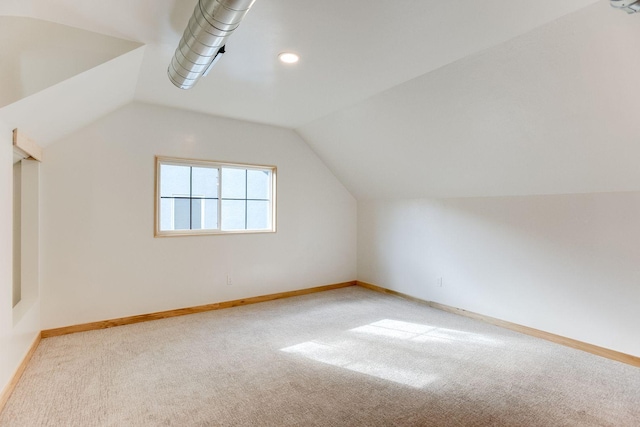 3909 Xerxes Ave S, Minneapolis, MN 55410 - additional living space with carpet floors, lofted ceiling, and recessed lighting