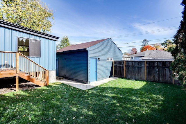 3909 Xerxes Ave S, Minneapolis, MN 55410 - view of yard featuring stairs and an outdoor structure