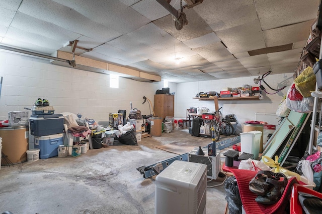 505 1st Ave SE, Pelican Rapids, MN 56572 - basement with concrete block wall