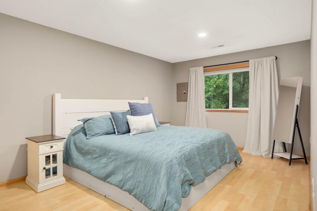2721 230th Ct NW, Saint Francis, MN 55070 - bedroom with wood finished floors and recessed lighting