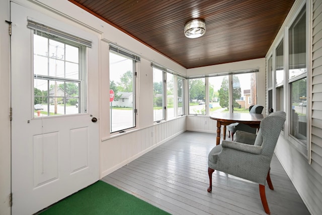 231 Mark St, Winona, MN 55987 - sunroom with hardwood / wood-style flooring