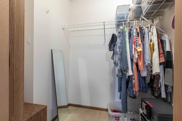 1715 Aspen Ln, Fergus Falls, MN 56537 - spacious closet featuring carpet flooring