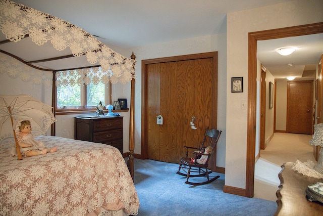 58280 County Road 21, Zumbro Falls, MN 55991 - bedroom featuring carpet flooring and a closet