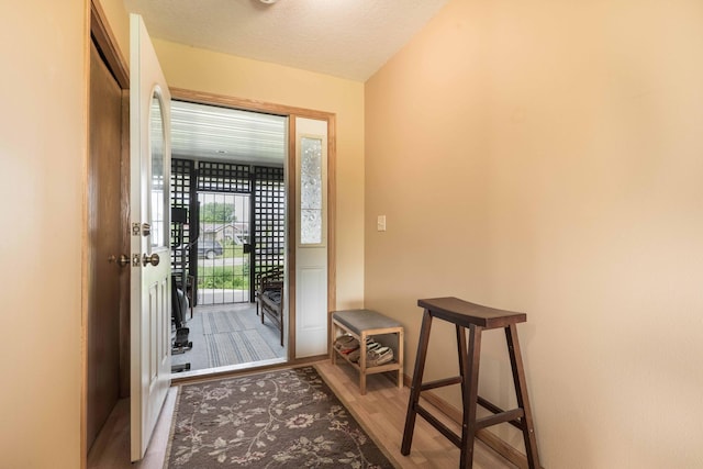 603 7th Ave, Osakis, MN 56360 - foyer entrance featuring wood finished floors and baseboards