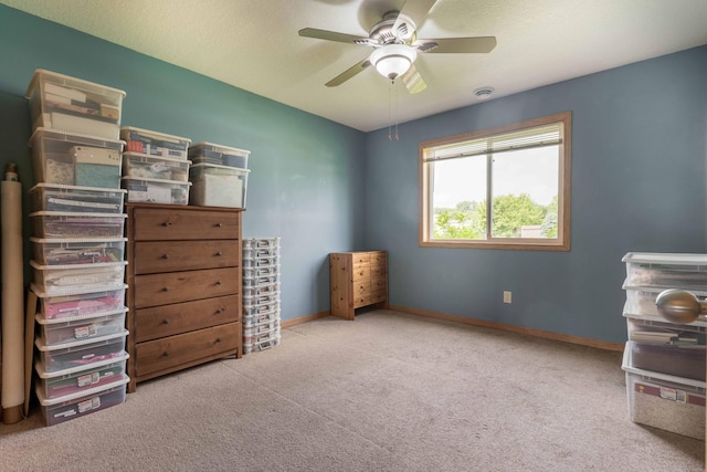 603 7th Ave, Osakis, MN 56360 - carpeted bedroom with baseboards and ceiling fan