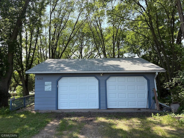 8243 Greer Ave NW, Maple Lake, MN 55358 - view of detached garage