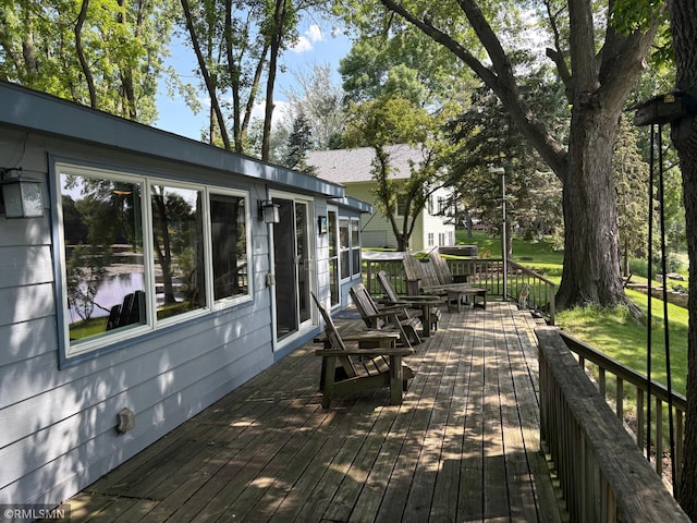 8243 Greer Ave NW, Maple Lake, MN 55358 - view of deck