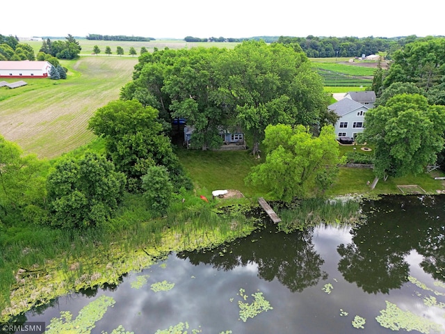 8243 Greer Ave NW, Maple Lake, MN 55358 - aerial overview of property's location with rural landscape and a nearby body of water