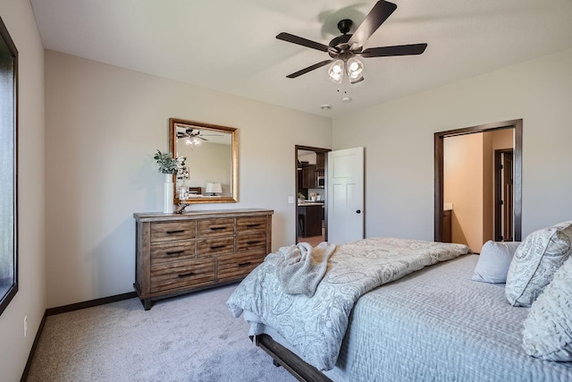 3483 Kady Ave NE, Saint Michael, MN 55376 - bedroom with light colored carpet and a ceiling fan