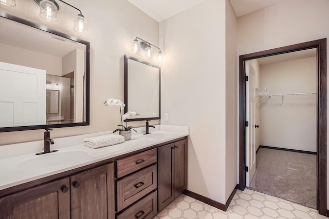 3483 Kady Ave NE, Saint Michael, MN 55376 - full bathroom with double vanity and a spacious closet